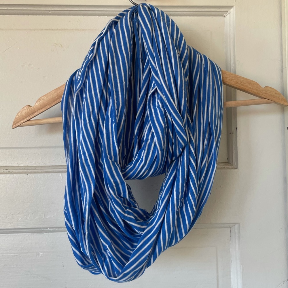 J Crew striped infinity scarf